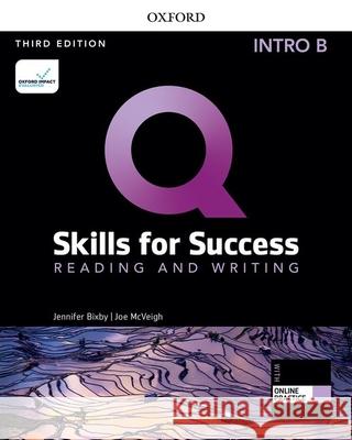 Q3e Intro Reading and Writing Student Book Split B Pack Oxford University Press 9780194904094