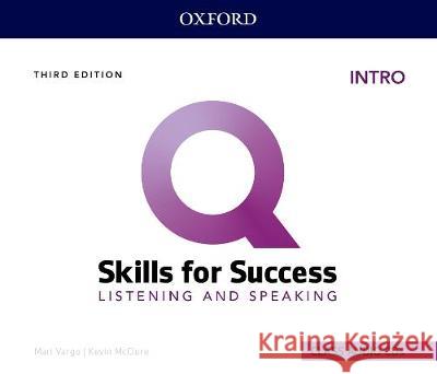 Q: Skills for Success: Intro Level: Listening and Speaking Audio CDs Kevin McClure Mari Vargo Kristin Sherman 9780194905060
