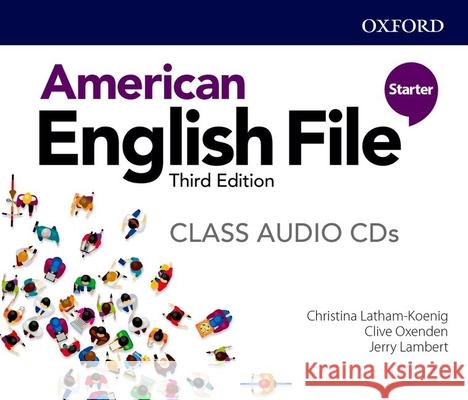 American English File 3e Starter Class Audio CD X5 Oxford 9780194905886