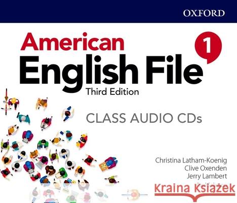 American English File 3e 1 Class Audio CD X5 Oxford 9780194906098