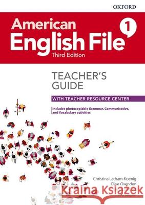 American English File 3e Teachers Book 1 Pack Oxenden 9780194906180