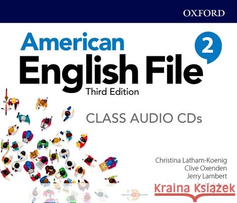 American English File 3e 2 Class Audio CD X5 Oxford 9780194906326