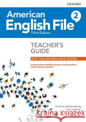 American English File 3e Teachers Book 2 Pack Oxenden 9780194906418