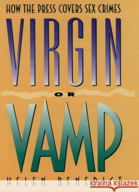 Virgin or Vamp Benedict, Helen 9780195086652 Oxford University Press