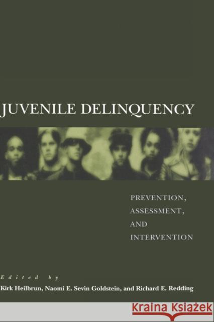Juvenile Delinquency: Prevention, Assessment, and Intervention Heilbrun, Kirk 9780195160079 Oxford University Press