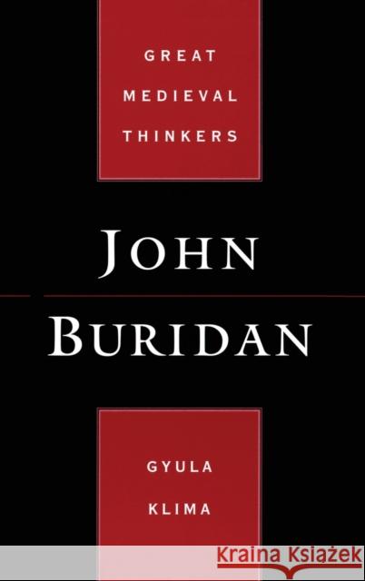John Buridan Gyula Klima 9780195176223 Oxford University Press, USA