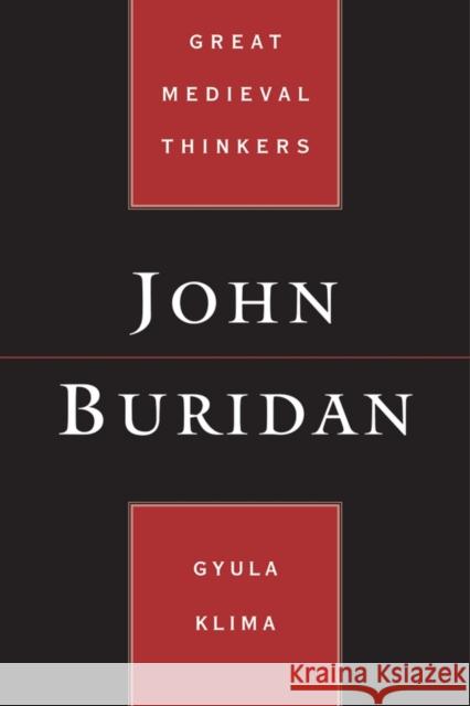 John Buridan Gyula Klima 9780195176230 Oxford University Press