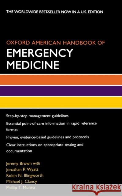 Oxford American Handbook of Emergency Medicine Jeremy Brown 9780195189247