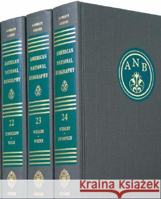 American National Biography John Arthur Garraty Mark C. Carnes 9780195206357 Oxford University Press