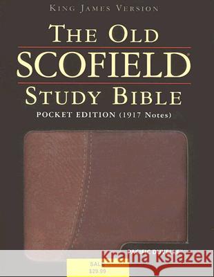 Old Scofield Study Bible-KJV-Pocket C. I. Scofield 9780195271256 