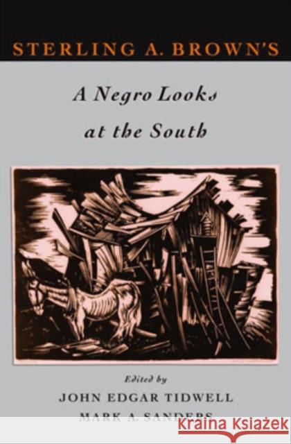 Sterling A. Brown's a Negro Looks at the South Tidwell, John Edgar 9780195313994