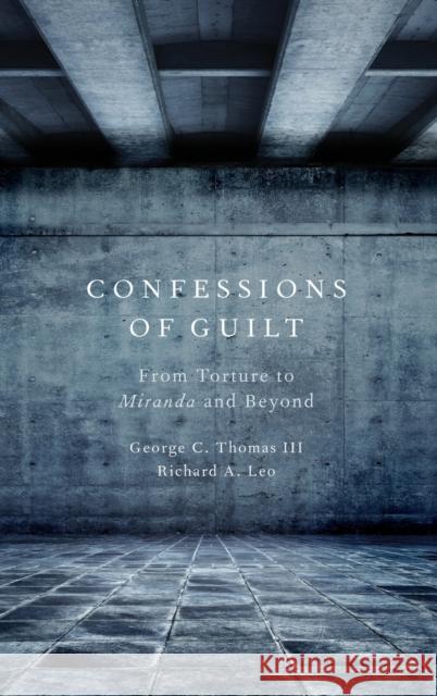 Confessions of Guilt Thomas, III, III 9780195338935 Oxford University Press, USA