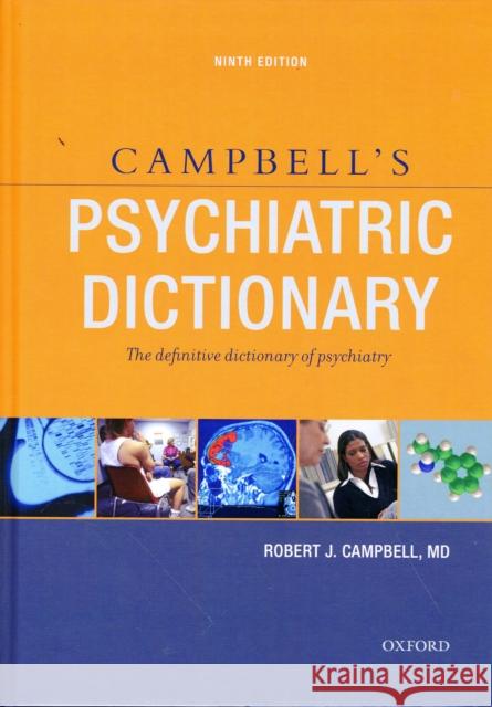 Campbell's Psychiatric Dictionary Robert Jean Campbell 9780195341591 0