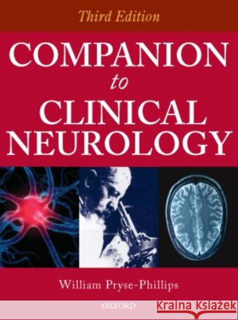 Companion to Clinical Neurology William Pryse-Phillips Frcp Pryce-Phillip Frcp Pryse-Phillip 9780195367720