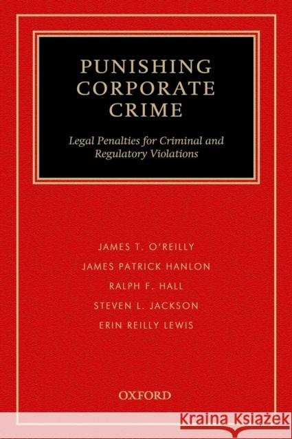 Punishing Corporate Crime O'Reilly 9780195386790