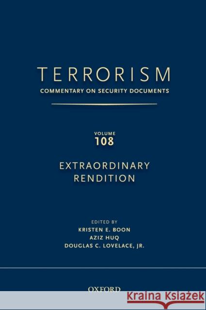 Terrorism: Commentary on Security Documents Volume 108 Oceana 9780195398137 Oxford University Press Inc