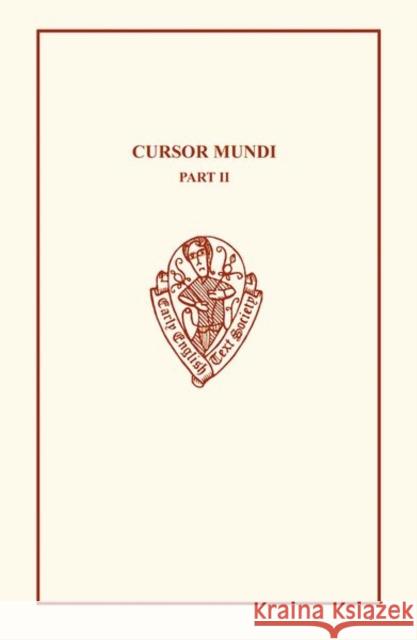 Cursor Mundi: Vol. II LL. 4955-12558 Morris, R. 9780197220597