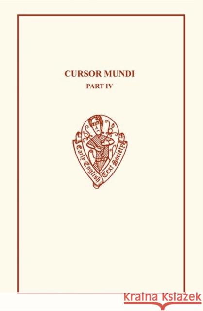 Cursor Mundi: Vol. IV LL. 19301-23836 Morris, R. 9780197220665 John Wiley & Sons