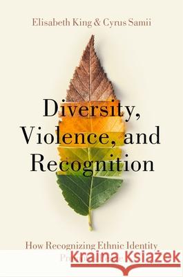 Diversity, Violence, and Recognition: How Recognizing Ethnic Identity Promotes Peace King, Elisabeth 9780197509456