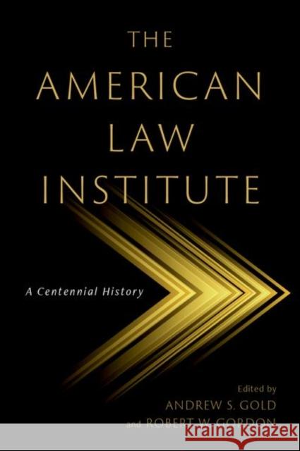 The American Law Institute  9780197685341 OUP USA