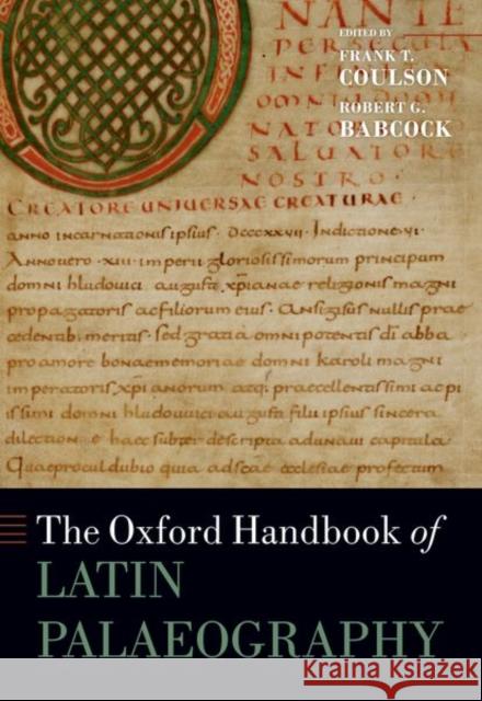 The Oxford Handbook of Latin Palaeography  9780197689707 Oxford University Press, USA