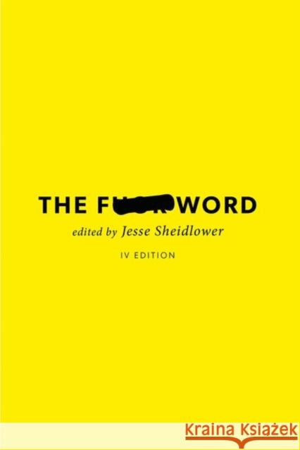 The F-Word Jesse Sheidlower 9780197763339 Oxford University Press, USA