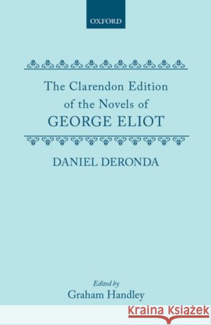 Daniel Deronda George Eliot 9780198125570 Oxford University Press, USA