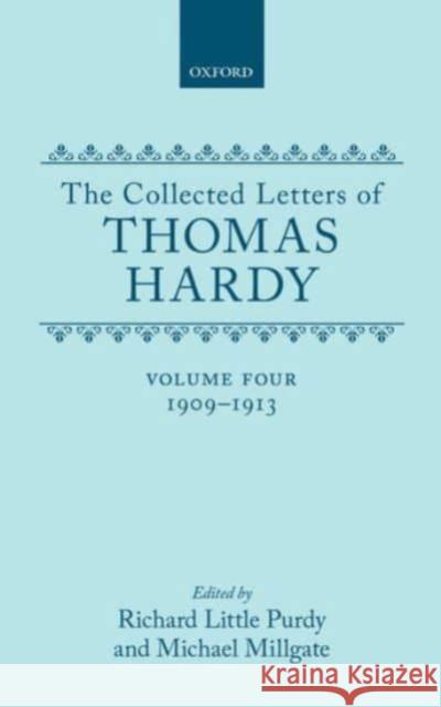 The Collected Letters of Thomas Hardy Thomas Hardy 9780198126218 Oxford University Press