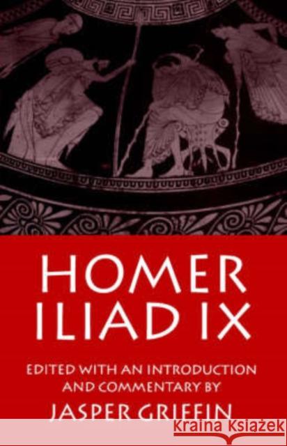 Iliad Book IX Homer 9780198141303 Oxford University Press