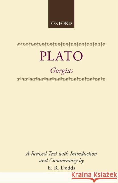 Gorgias Plato 9780198144953 0