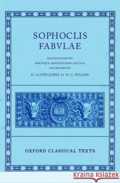 Fabulae Sophocles 9780198145776 Oxford University Press
