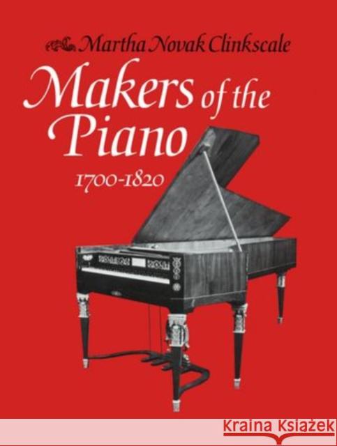 Makers of the Piano 1700-1820  9780198163237 OXFORD UNIVERSITY PRESS