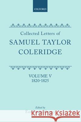 Letters: Volume 5 Coleridge                                Coleridge                                Earl Leslie Griggs 9780198187462 Oxford University Press, USA