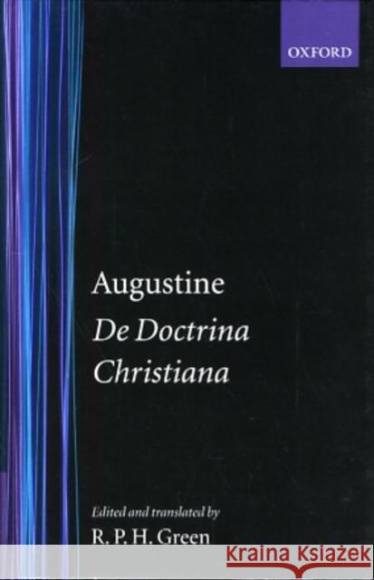 de Doctrina Christiana St Augustine 9780198263340