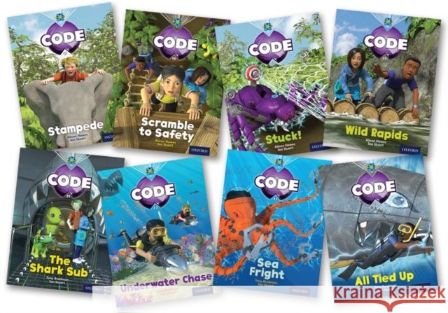 Project X Code: Jungle Trail & Shark Dive Pack of 8 Joyce, Marilyn 9780198340188