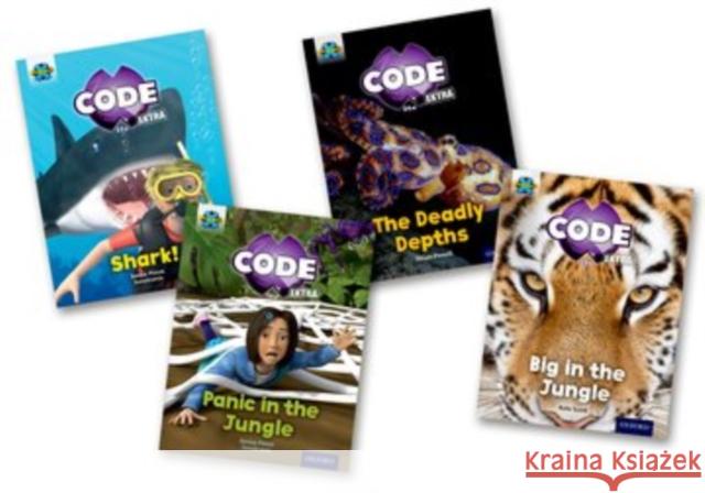 Project X Code Extra: Green Book Band, Oxford Level 5: Jungle Trail and Shark Dive Janice Pimm Jillian Powell Kate Scott 9780198363460 Oxford University Press