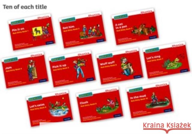 Read Write Inc. Phonics: Red Ditty Books Pack of 100 Gill Munton Tim Archbold Ruth Miskin 9780198371182 Oxford University Press