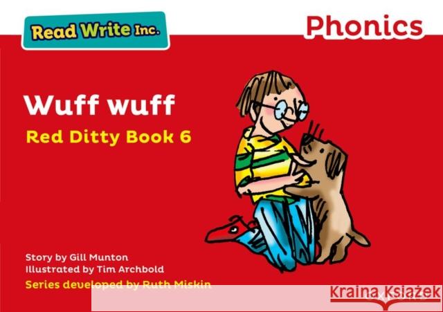 Read Write Inc. Phonics: Red Ditty Book 6 Wuff Wuff Gill Munton Tim Archbold Ruth Miskin 9780198371243 Oxford University Press