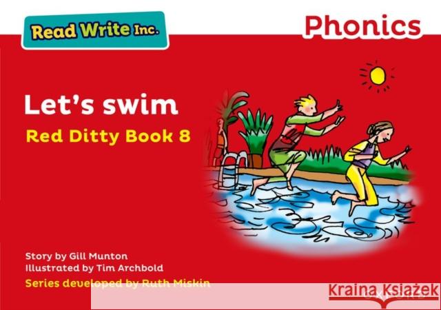 Read Write Inc. Phonics: Let's Swim (Red Ditty Book 8) Munton, Gill 9780198371267 Oxford University Press