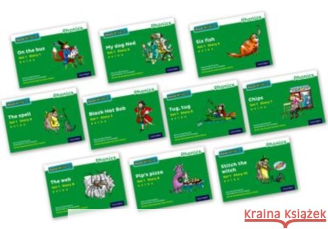 Read Write Inc. Phonics: Green Set 1 Storybooks Mixed Pack of 10 Gill Munton Tim Archbold Ruth Miskin 9780198371298 Oxford University Press