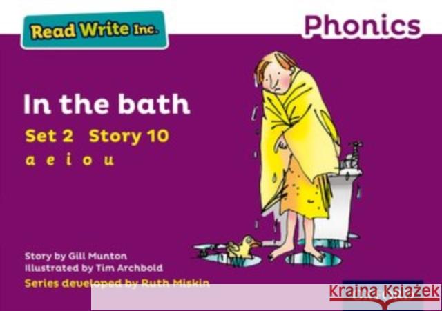 Read Write Inc. Phonics: In the Bath (Purple Set 2 Storybook 10) Munton, Gill 9780198371595 Oxford University Press