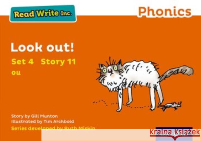 Read Write Inc. Phonics: Look Out! (Orange Set 4 Storybook 11) Munton, Gill 9780198371984 Oxford University Press