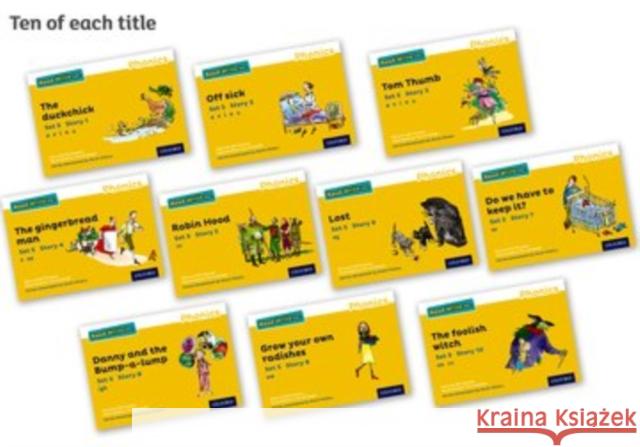 Read Write Inc. Phonics: Yellow Set 5 Storybooks Pack of 100 Gill Munton Tim Archbold Ruth Miskin 9780198372011 Oxford University Press