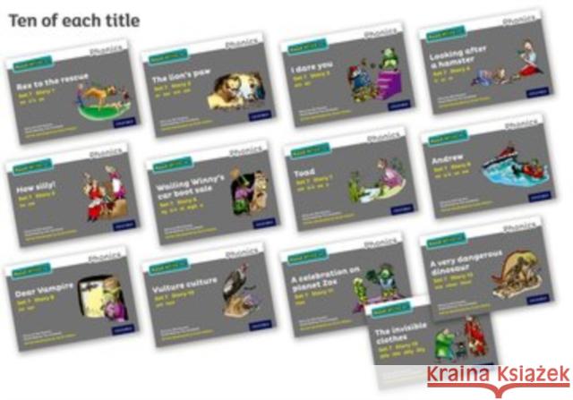 Read Write Inc. Phonics: Grey Set 7 Storybooks Pack of 130 Gill Munton Tim Archbold Ruth Miskin 9780198372257 Oxford University Press