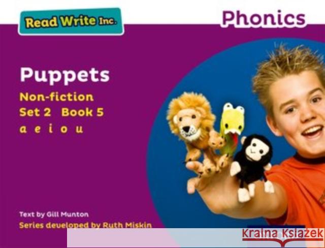 Read Write Inc. Phonics: Purple Set 2 Non-Fiction 5 Puppets Gill Munton Ruth Miskin  9780198373537 Oxford University Press