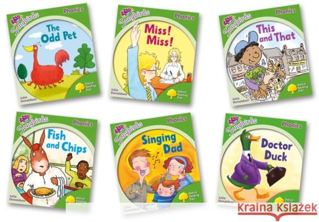 Oxford Reading Tree Songbirds Phonics: Level 2: Mixed Pack of 6 Julia Donaldson Clare Kirtley  9780198388081