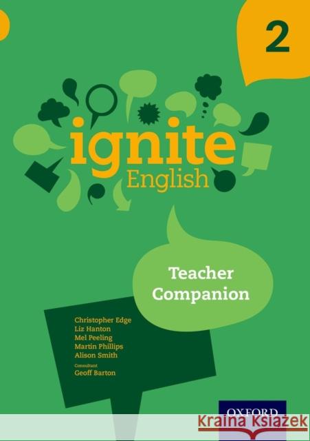 Ignite English: Teacher Companion 2  Carter 9780198392460 Oxford Primary/Secondary