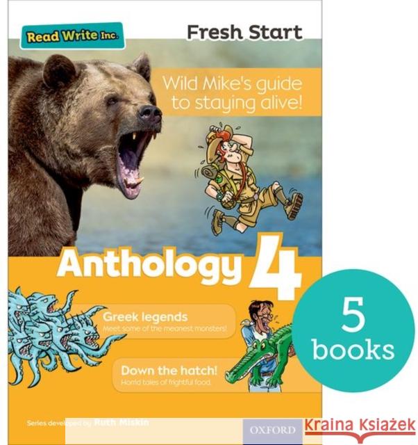 Read Write Inc. Fresh Start: Anthology 4 - Pack of 5 Munton, Gill, Pursglove, Janey, Bradbury, Adrian 9780198398271 Oxford University Press