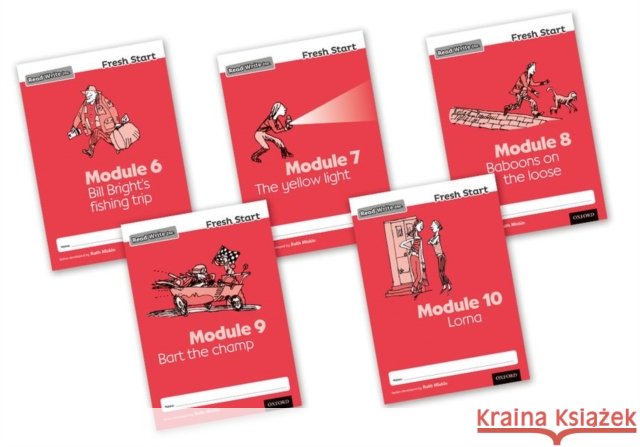 Read Write Inc. Fresh Start: Modules 6-10 - Mixed Pack of 5 Munton, Gill 9780198398448
