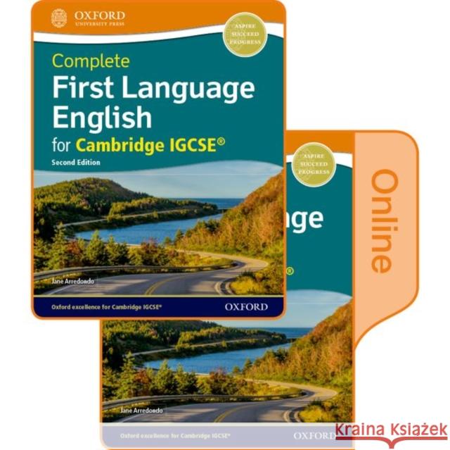 Complete First Language English for Cambridge Igcse: Print & Online Student Book Pack Arredondo, Jane 9780198428138 Oxford University Press